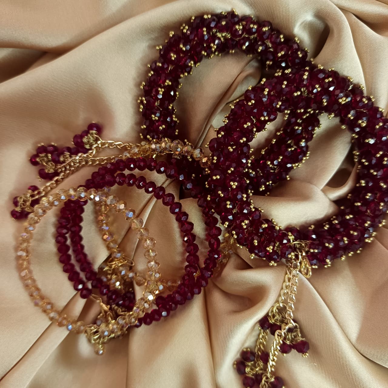 Bridal gajra set