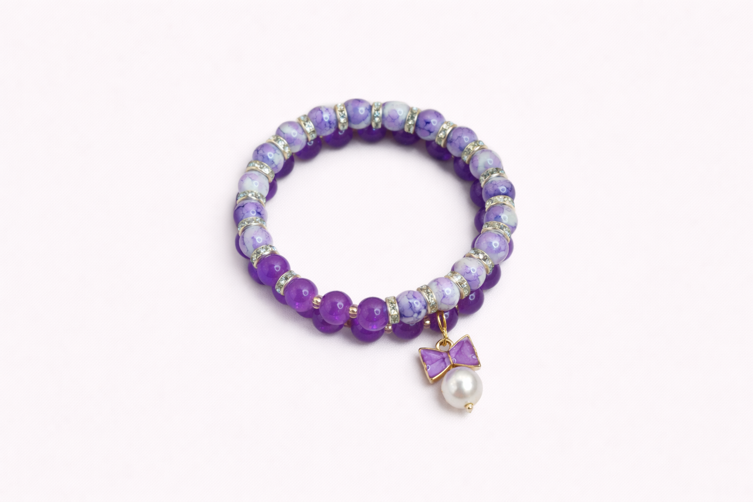 Double layer marble breclet