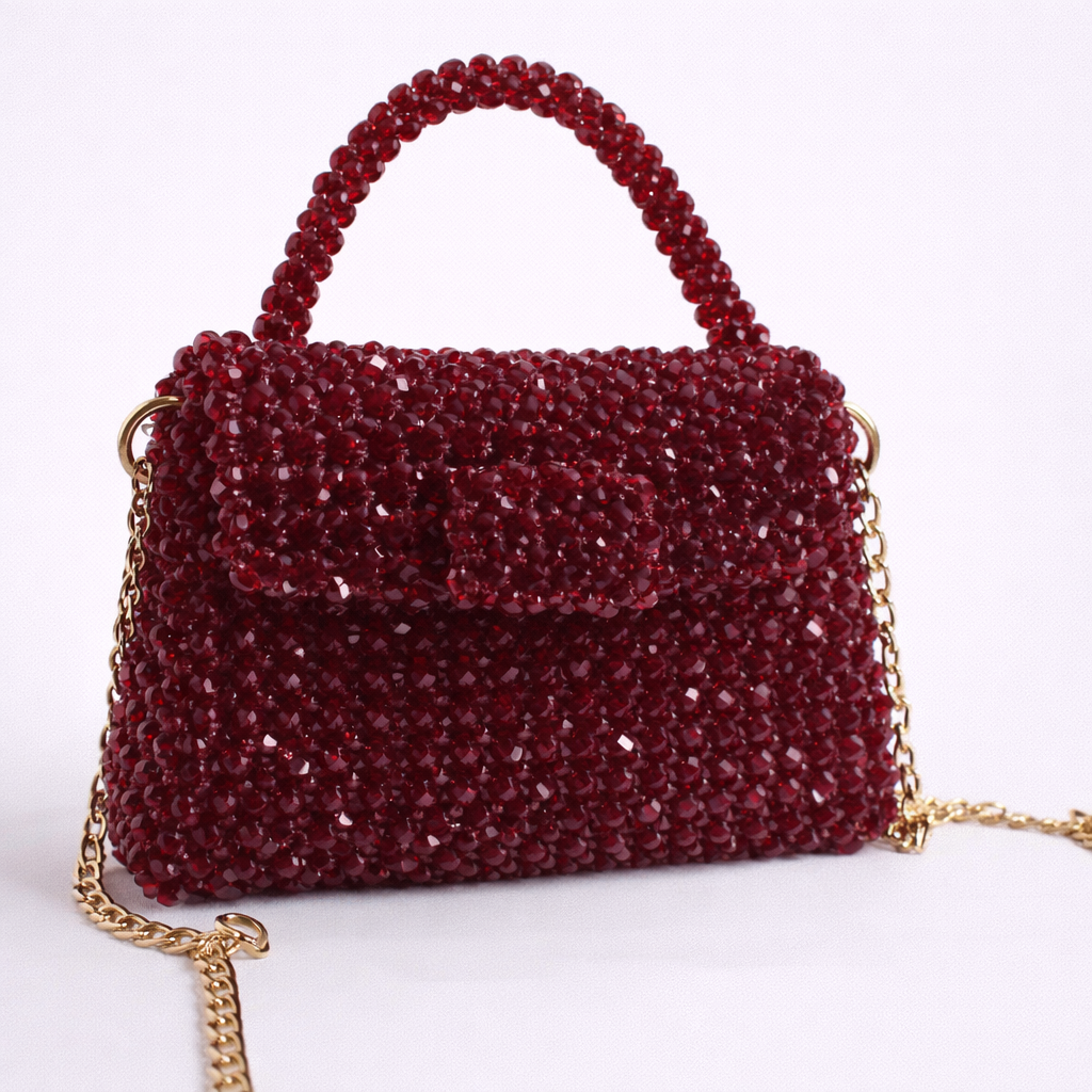 Glass crystal bag