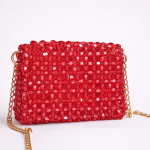Acrylic beaded bag