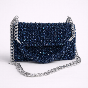 Metallic crystal bag