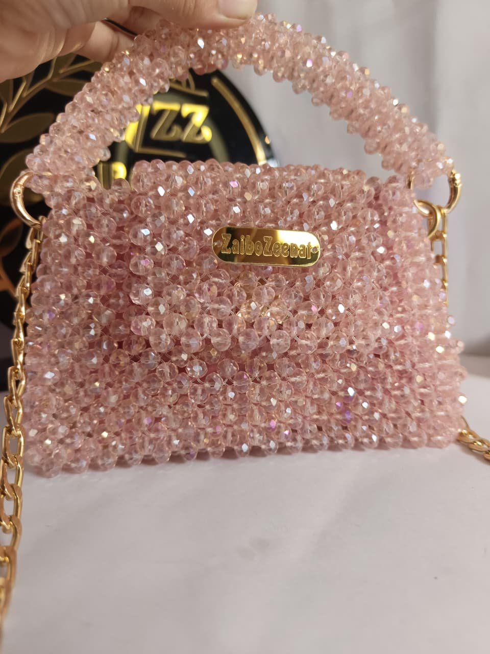 Glass crystal bag