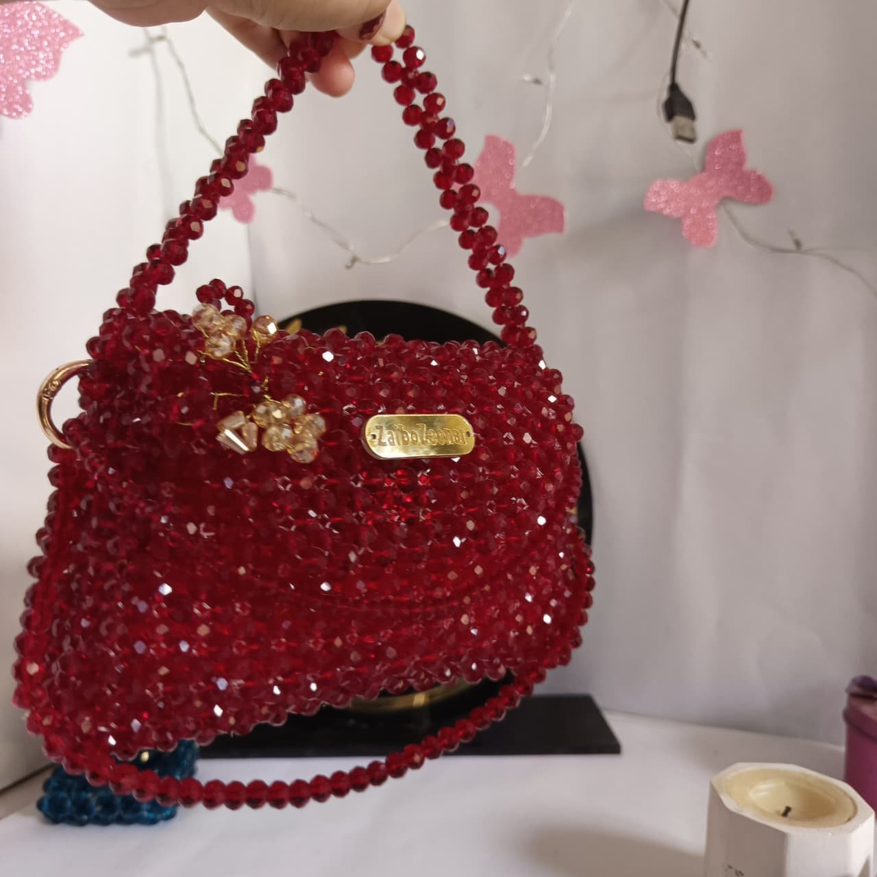 Glass crystal bag