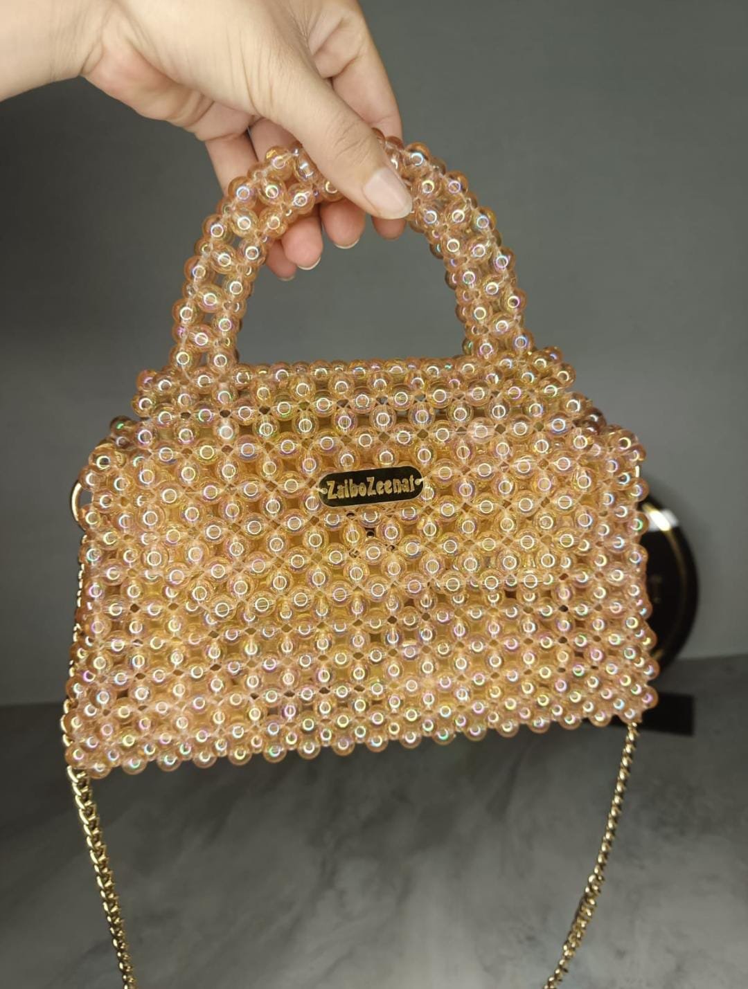 Plastic kancha beads  bag